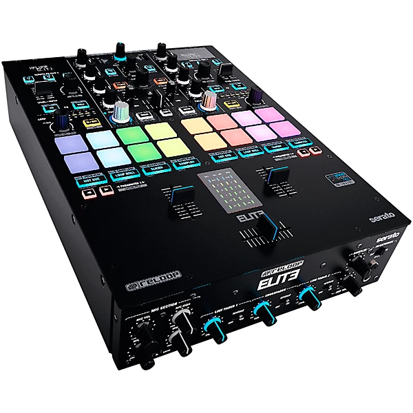 ELITE 2 Channel DVS Battle Mixer for Serato DJ Pro