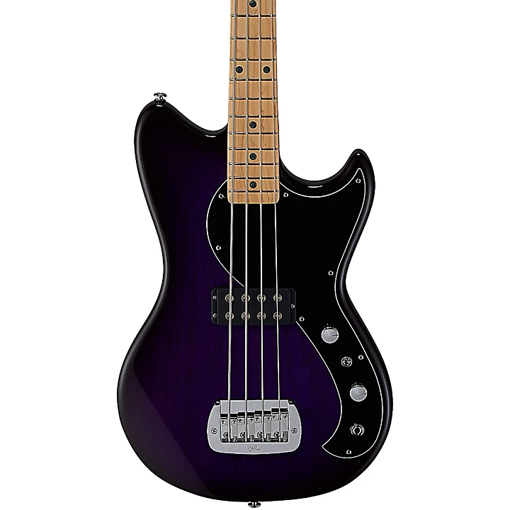 Fullerton Deluxe Fallout Shortscale With Maple Fretboard Electric Bass Purple Burst