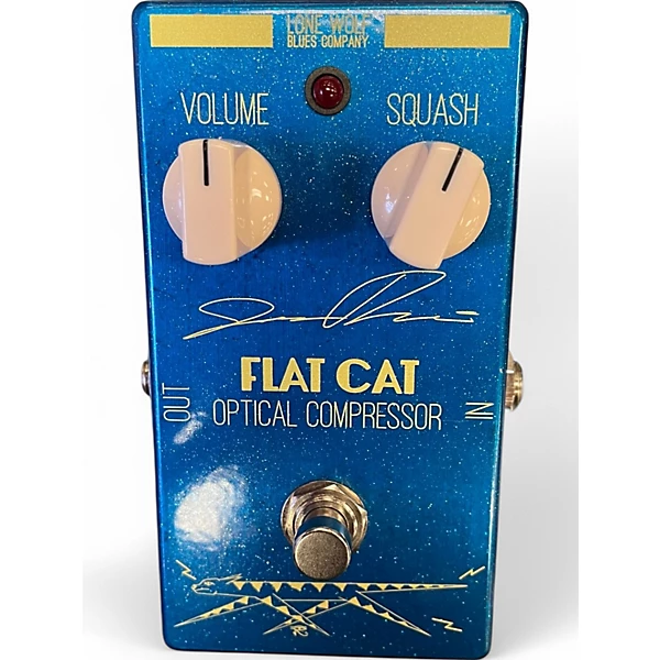 Lone Wolf Blues Company Used Lone Wolf Blues Company FLAT CAT OPTICAL COMPRESSOR Effect Pedal.gc