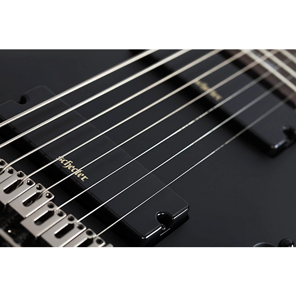 Schecter Guitar Research Demon 8 8 String Electric Guitar Satin Aged Black