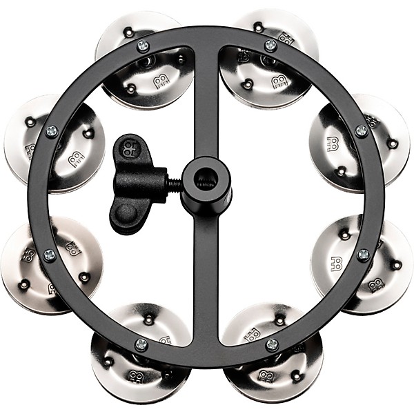 MEINL Hi Hat Tambourine Black 1 Row