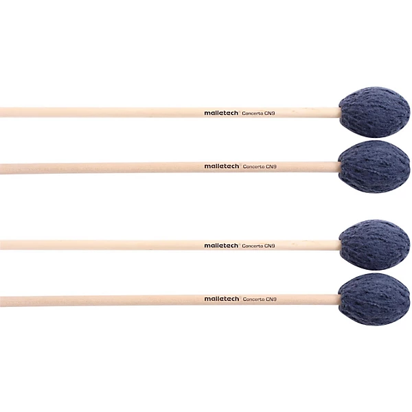 Concerto Marimba Mallets Set of 4 2 Matched Pairs Blue