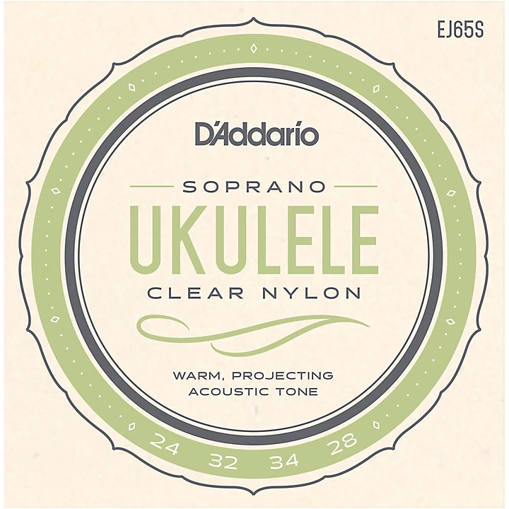 EJ65S Pro Arte Custom Extruded Soprano Nylon Ukulele Strings