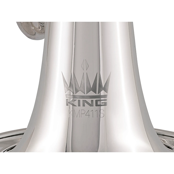 KMP411 Performance Series F Marching Mellophone Silver plated