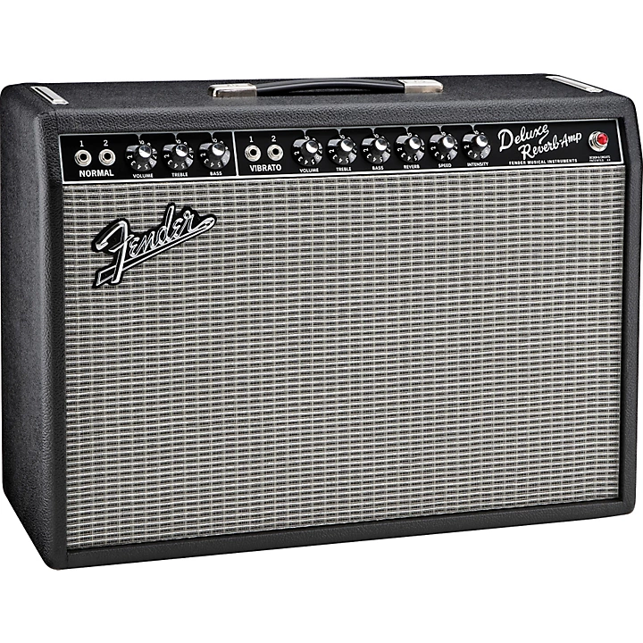 Fender Vintage Reissue 65 Deluxe Reverb Guitar Combo Amp Level 2 Black