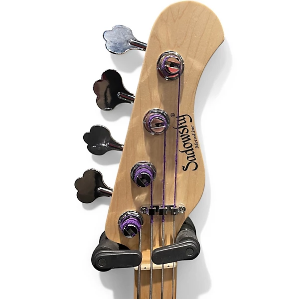 Used 2023 Sadowsky Guitars METROLINE SML21VJ4 03 ASH FR BLACK TRANSPARENT SATIN Electric Bass Guitar