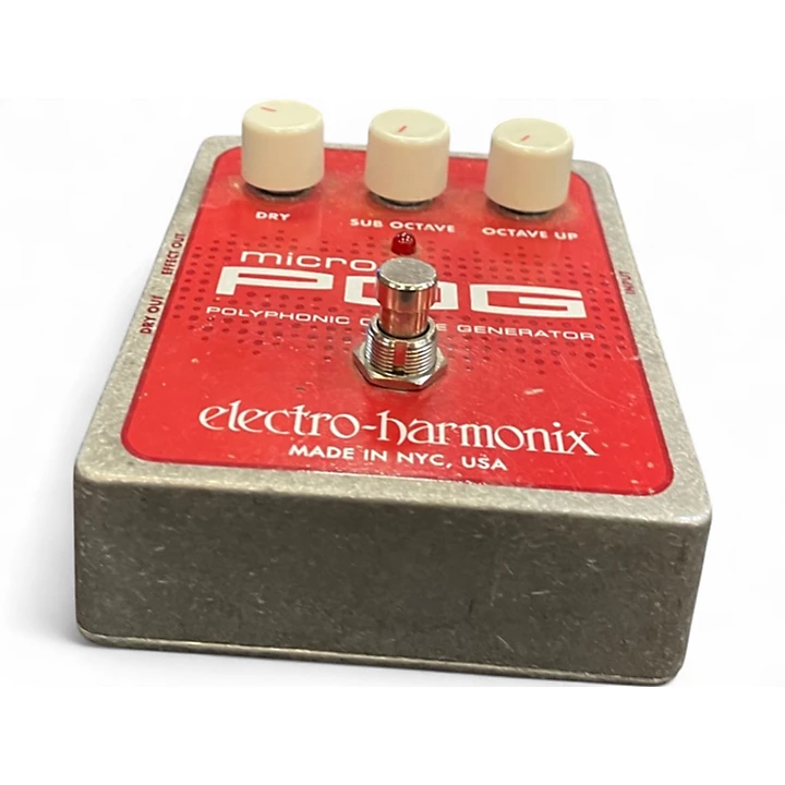 Used Electro Harmonix Micro Pog Polyphonic Octave Generator Effect Pedal