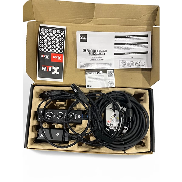Xvive Used Xvive Px system portable 3 channel personal mixer.gc