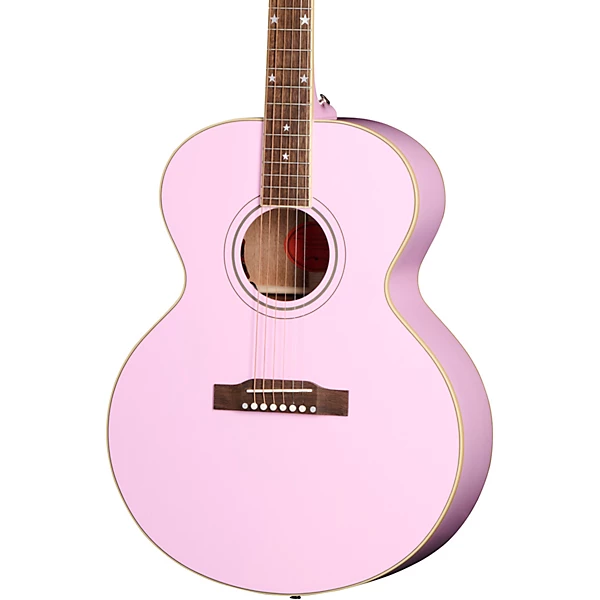 Epiphone Inspired by Gibson Custom J 180 LS Acoustic Electric Guitar Pink