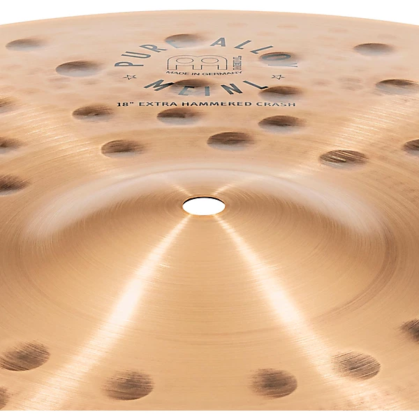 MEINL Pure Alloy Extra Hammered Crash Cymbal 18 in.