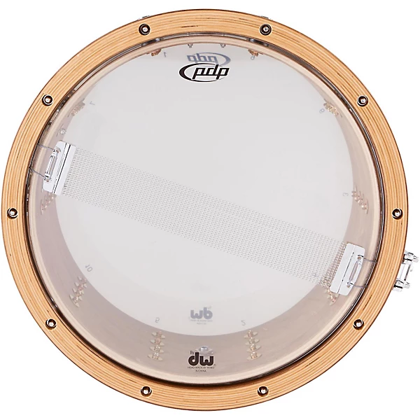 Limited Edition Dark Stain Maple and Walnut Snare With Walnut Hoops and Chrome Hardware