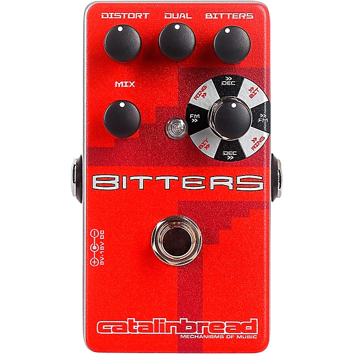 Bitters Multi Effects Modulation Pedal Red