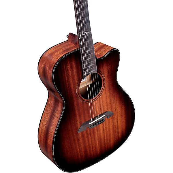 Alvarez MF66CE Folk OM Acoustic Electric Guitar Shadow Burst