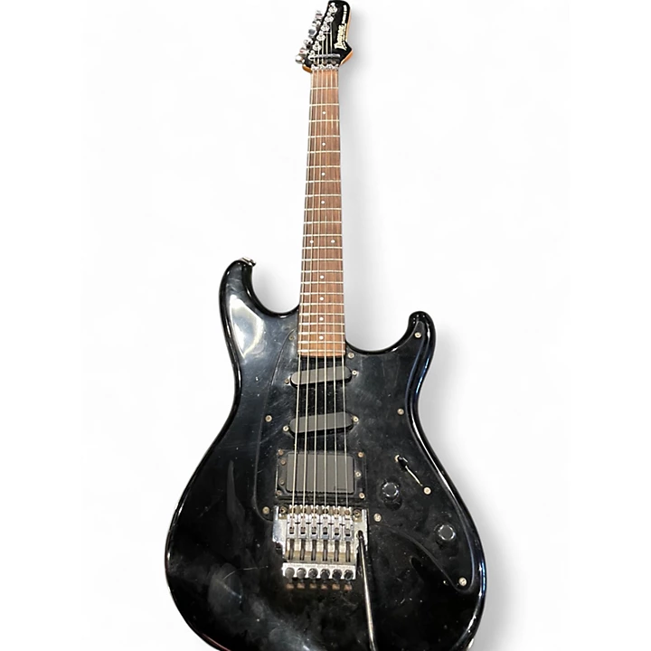 Vintage 1985 Ibanez rg440 Black Solid Body Electric Guitar