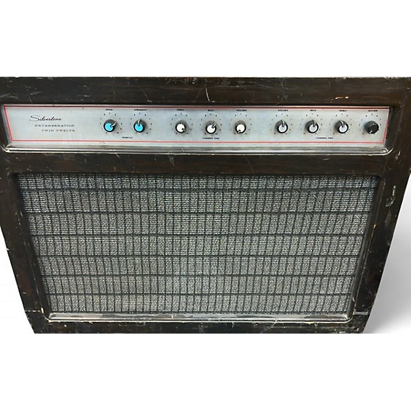 Vintage 1960s Silvertone 1474 Reverberator Twin Twelve Tube Guitar Combo Amp
