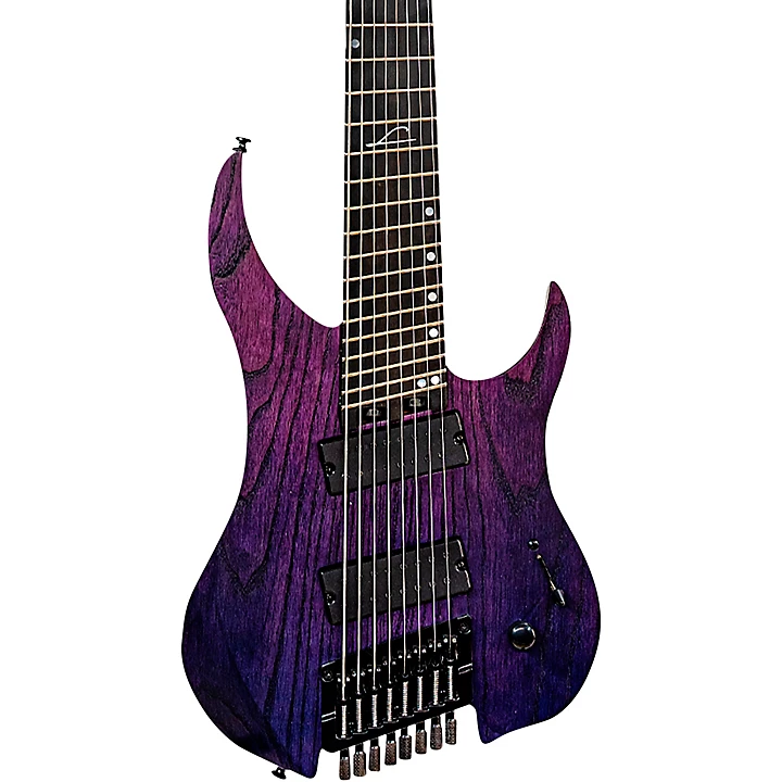 Legator Ghost 8 String Multi Scale Performance Series Electric Guitar Iris Fade