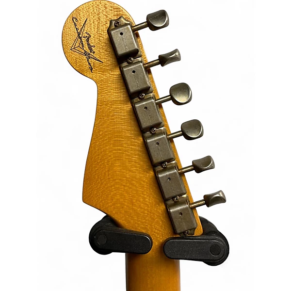 Used 2024 Fender Custom Shop 59 Journeyman Stratocaster Super Faded/aged Sea Foam Green Solid Body Electric Guitar