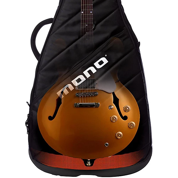 Vertigo Semi Hollow Electric Guitar Case Black