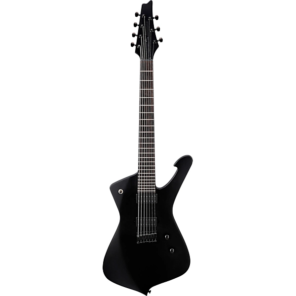 Iceman Iron Label 7str Electric Guitar Black Flat
