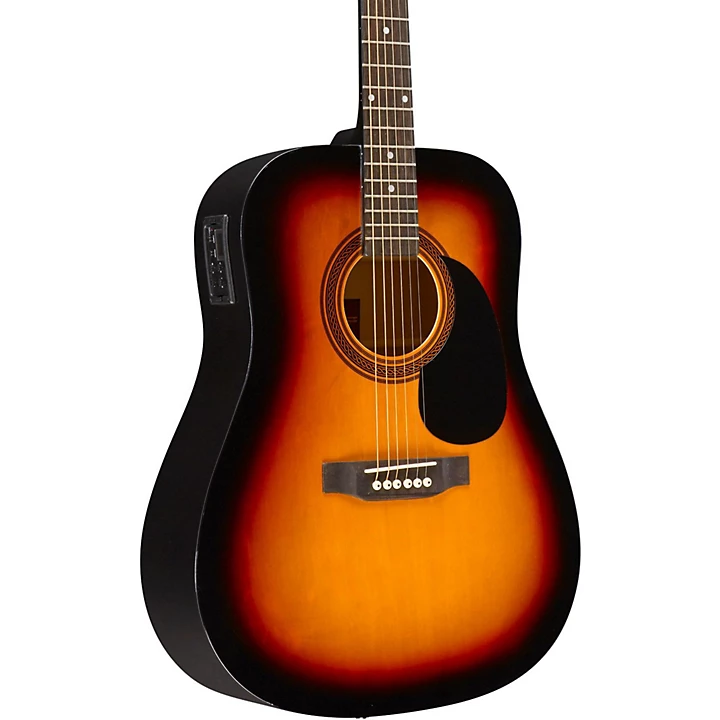 RA 090 Dreadnought Acoustic Electric Guitar Sunburst