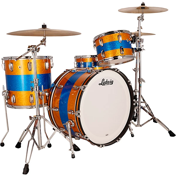 Ludwig Classic Maple 3 Piece Pro Beat Shell Pack With 24\
