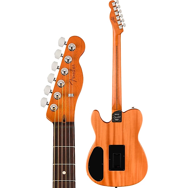 Fender FINNEAS Signature Acoustasonic Telecaster Acoustic Electric Guitar Cappuccino Fade