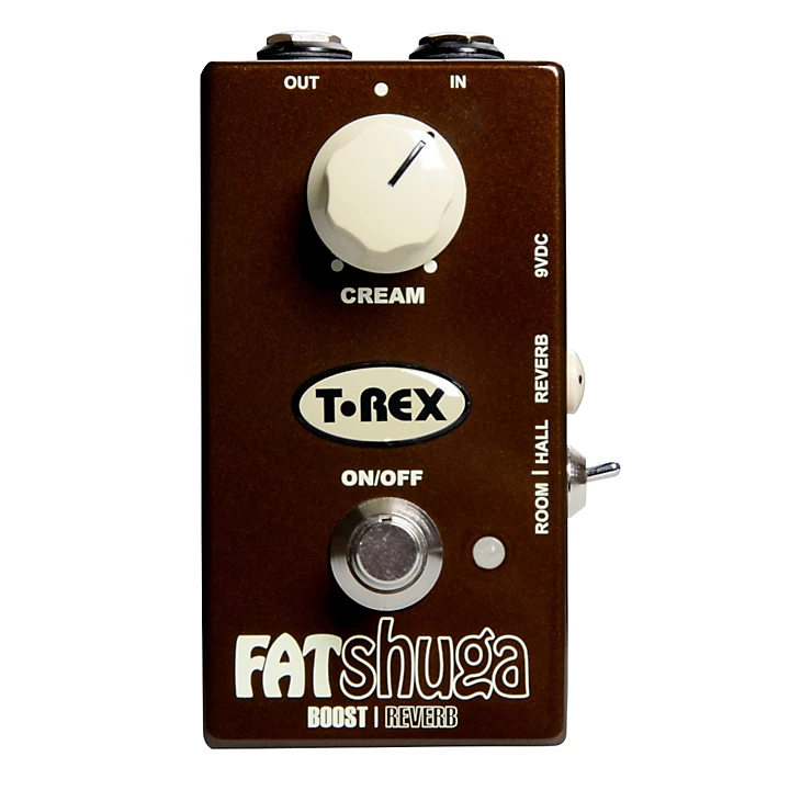 Fat Shuga Boost with Reverb Guitar Effects Pedal