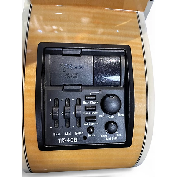 Used Takamine GB72CE Natural Acoustic Bass Guitar