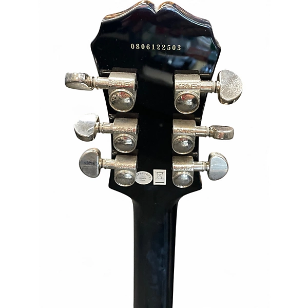 Epiphone Used Epiphone Les Paul Standard Ebony Solid Body Electric Guitar