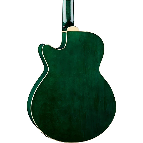 Flora Moonflower Acoustic Electric Guitar Transparent Mallard