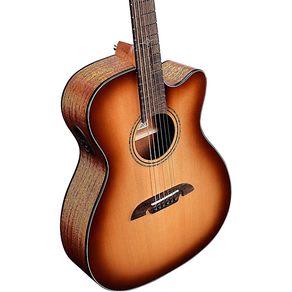 AF60CE Folk OM Acoustic Electric Guitar Shadow Burst