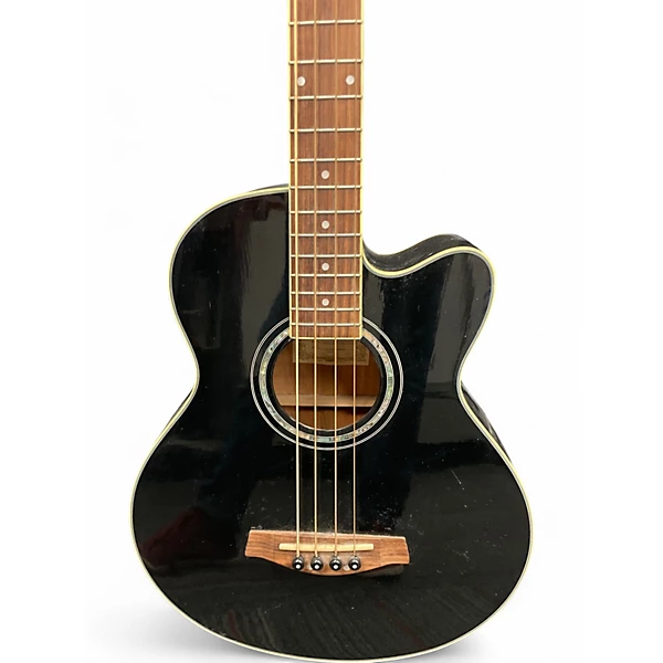 Ibanez Used Ibanez AEB10BE Black Acoustic Bass Guitar
