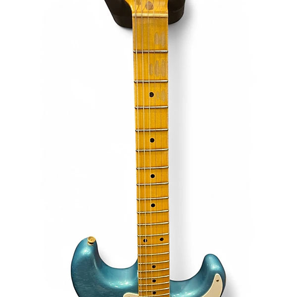 Fender Used 2021 Fender WW10 55 JOURNEYMAN STRAT Blue Solid Body Electric Guitar.gc