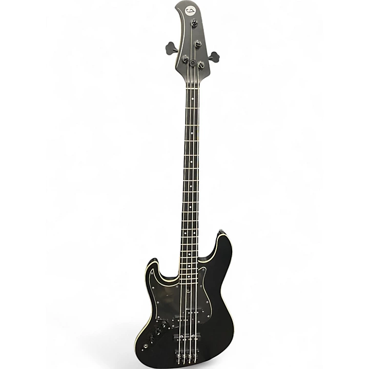 Used Jericho Alpha Black LH black Electric Bass Guitar
