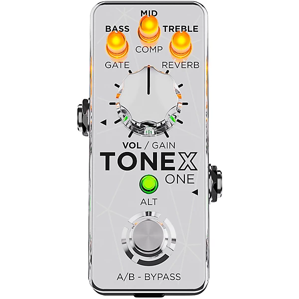 TONEX ONE Limited Edition Joe Satriani Collection Modeling Amp Distortion Effects Pedal Silver