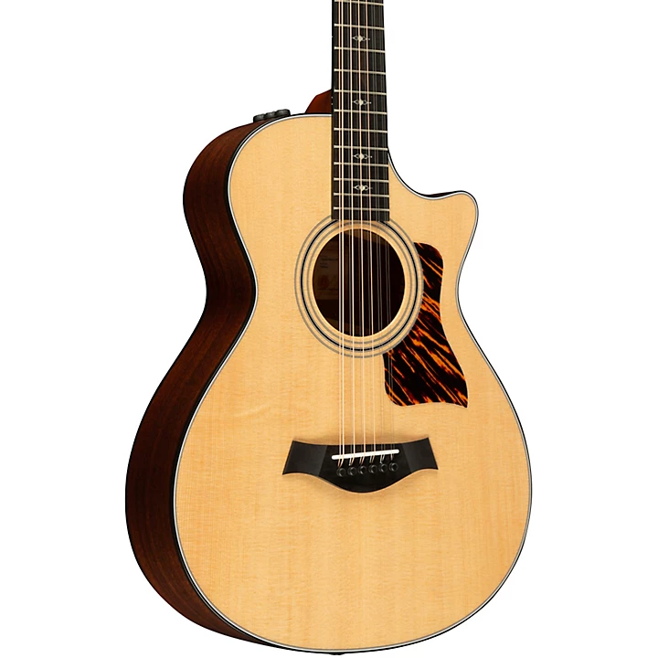 Taylor 352ce 12 Fret 12 String Grand Concert Acoustic Electric Guitar Natural