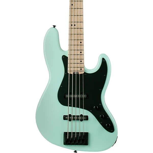 J 5 Maple Fingerboard 5 String Bass Sea Foam Green