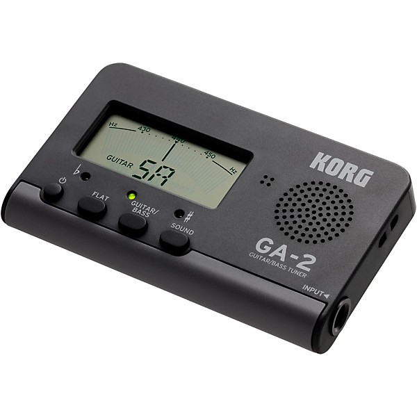 GA 2 Handheld Guitar and Bass Tuner Black