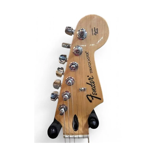 Used Fender Player Stratocaster HSS Black and White Solid Body Electric Guitar