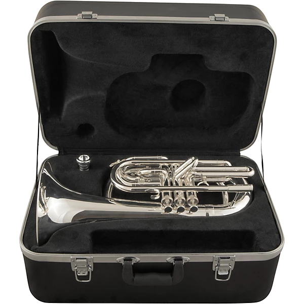 KMB411 Performance Series Small Shank Marching Baritone Silver plated