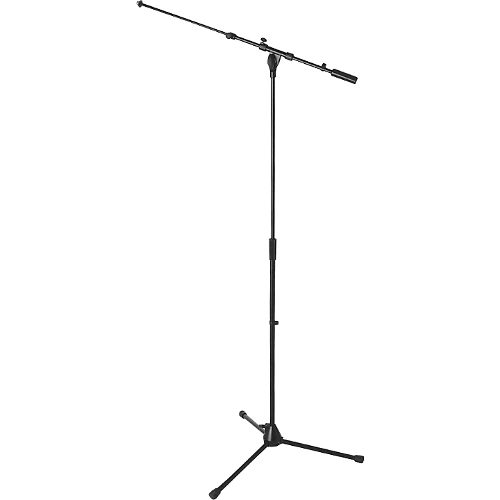 MS9701TB Heavy Duty Tele Boom Mic Stand Black