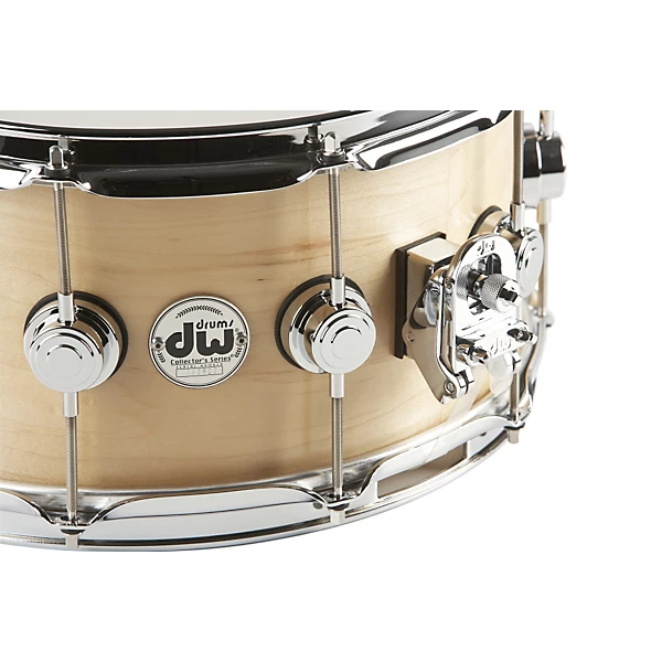 DW Collectors Series Satin Oil Snare Drum Level 1 Natural with Chrome Hardware 7x14 H89936004001001.gc
