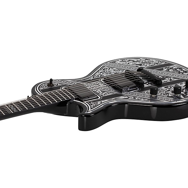 Solo II Przym Palladium Left Handed Electric Guitar Gloss Black