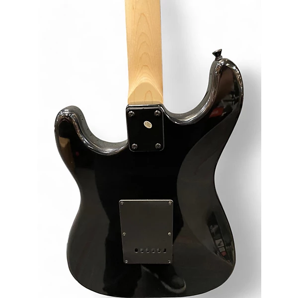 Used Lyxpro double cut black Solid Body Electric Guitar