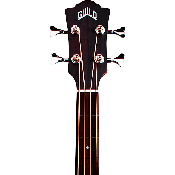 Guild B 240E Fretless Acoustic Electric Bass Guitar Natural