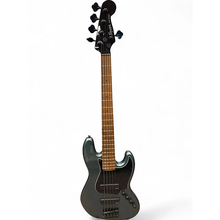 Squier Used Squier CONT ACT J BASS HH V Green Mint Metallic Electric Bass Guitar.gc