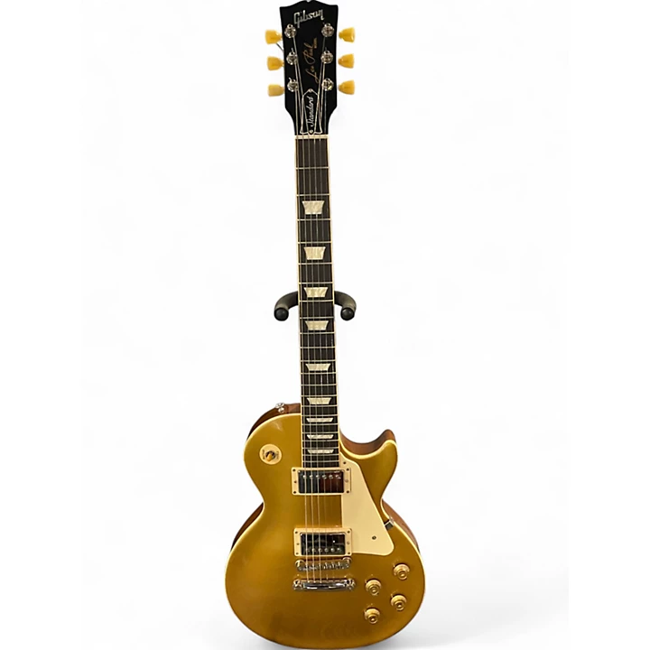 Gibson Used Gibson LES PAUL 50S STANDARD GOLDTOP Gold Top Solid Body Electric Guitar.gc