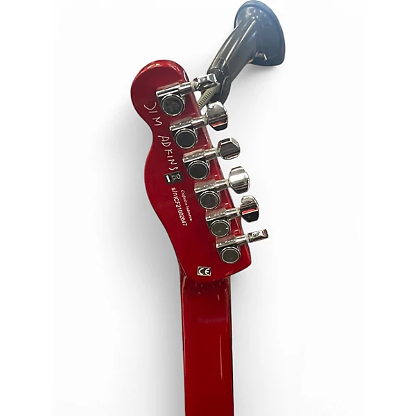 Used Fender JA90 Jim Adkins Thinline Telecaster Cherry Hollow Body Electric Guitar