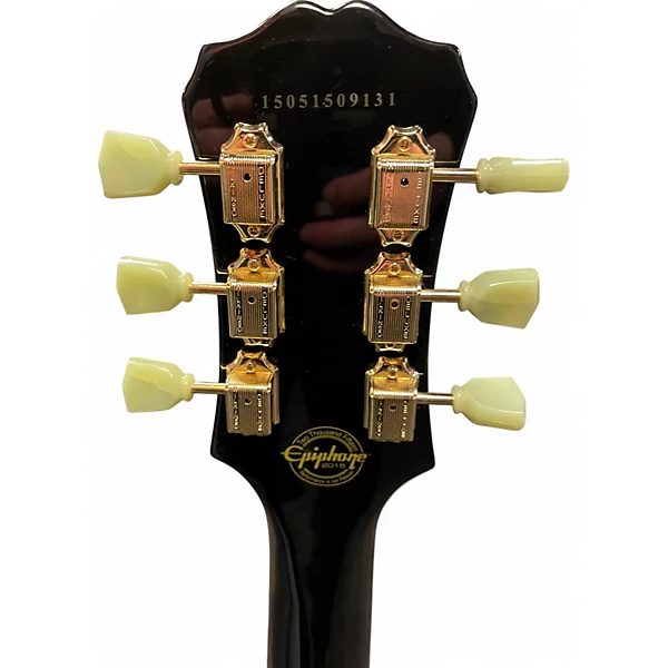 Epiphone Used Epiphone Limited Edition Tak Matsumoto DC Custom Black Solid Body Electric Guitar