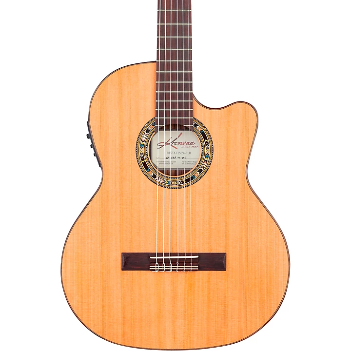F65CW TL Thin Bodied Nylon String Acoustic Electric Guitar Natural